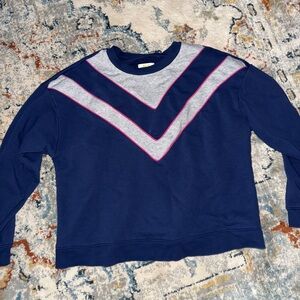 Anthropologie Maeve Indigo Knit Top